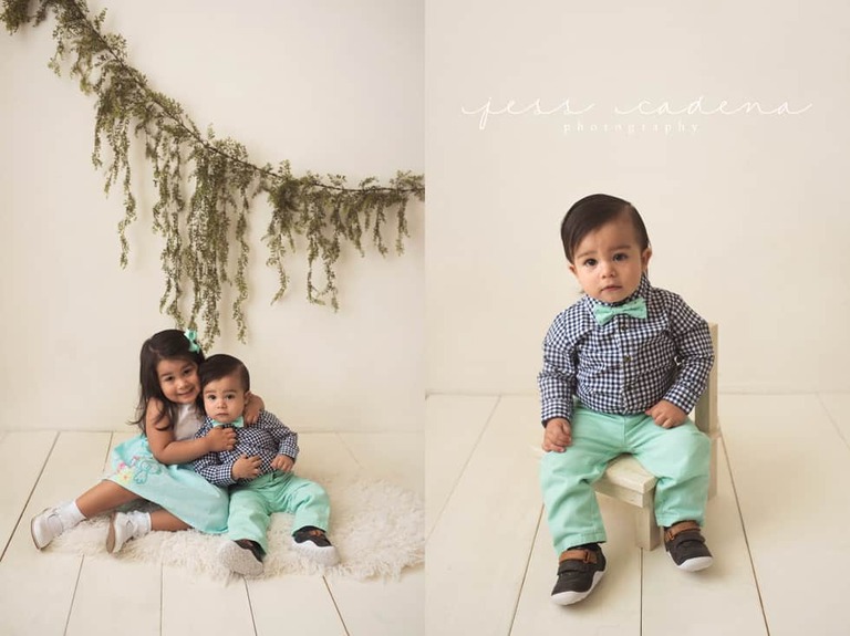 First birthday studio session Bakersfield ca