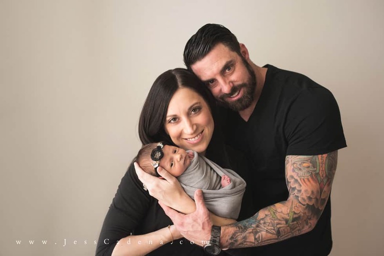 Christmas Newborn Session Bakersfield Photographer