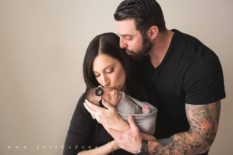 Christmas Newborn Session Bakersfield Photographer