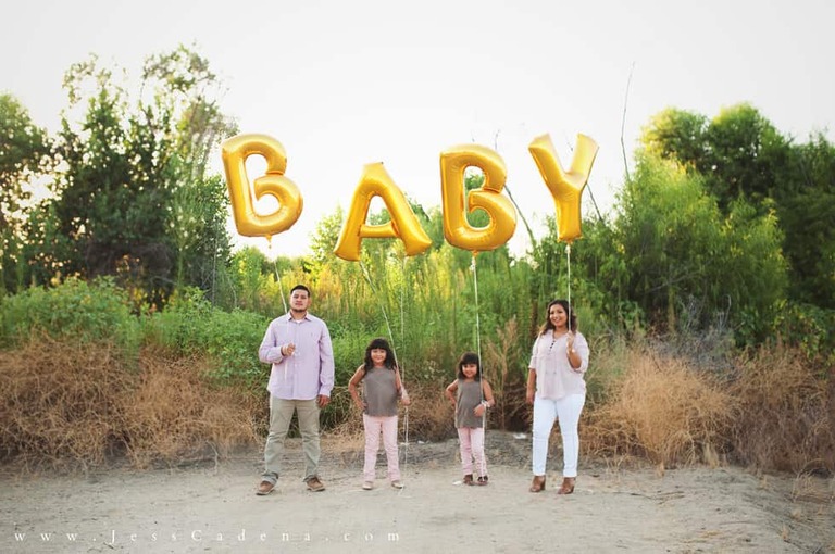 Pregnancy Announcement Photography Session Bakersfield