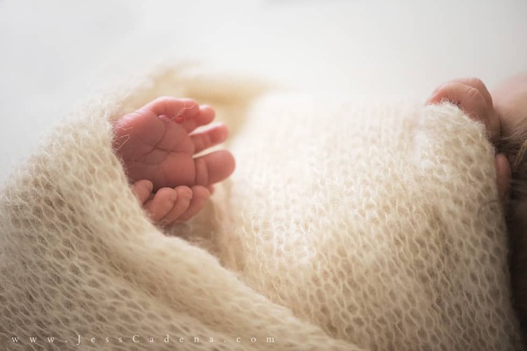Floral Girl Newborn Photographer Bakersfield
