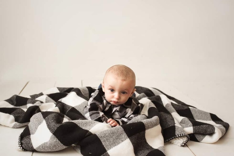 Studio Christmas Session Bakersfield Baby Photographer