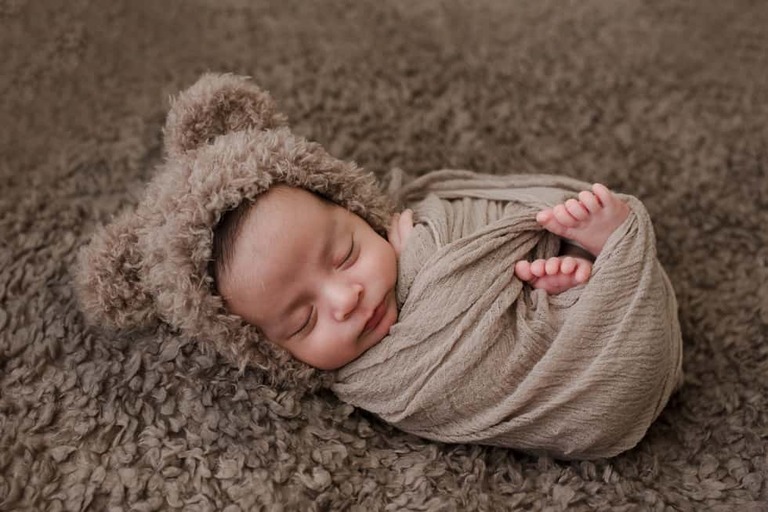 Baby Bear Newborn Session Bakersfield CA