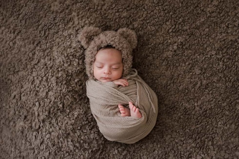 Baby Bear Newborn Session Bakersfield CA