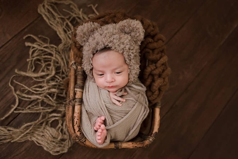 Baby Bear Newborn Session Bakersfield CA