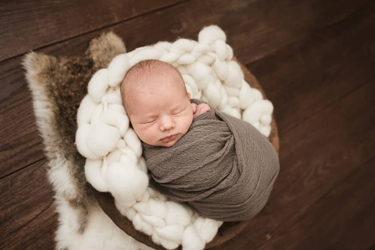Newborn Boy Bakersfield Studio Baby Photographer
