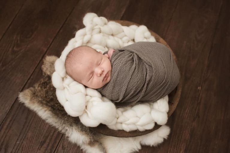Newborn Boy Bakersfield Studio Baby Photographer