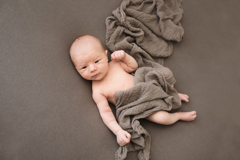 Newborn Boy Bakersfield Studio Baby Photographer