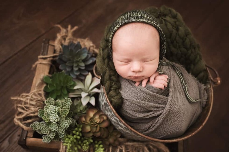 Newborn Boy Bakersfield Studio Baby Photographer