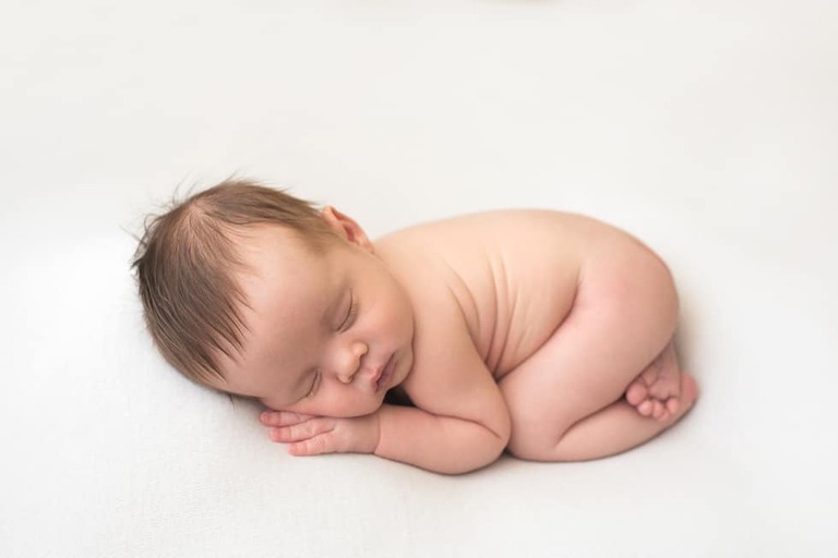 Bakersfield Newborn Photogarpher Buffalo Plaid Neutral Set