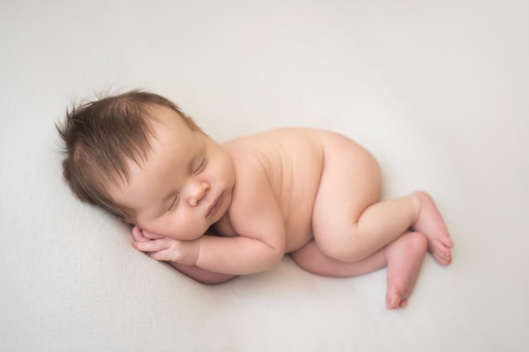 Bakersfield Newborn Photogarpher Buffalo Plaid Neutral Set