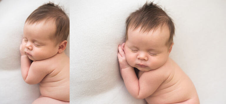 Bakersfield Newborn Photogarpher Buffalo Plaid Neutral Set