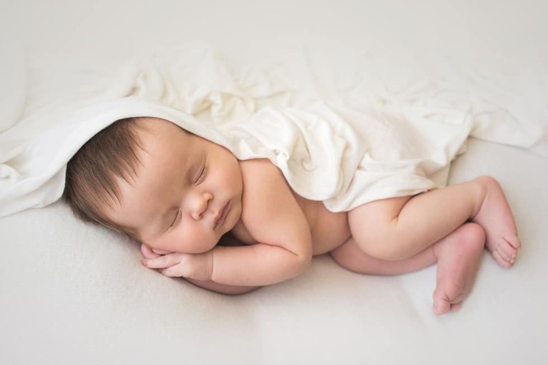 Bakersfield Newborn Photogarpher Buffalo Plaid Neutral Set