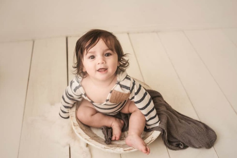 9 Month Milestone Mini Session Bakersfield Baby Photographer