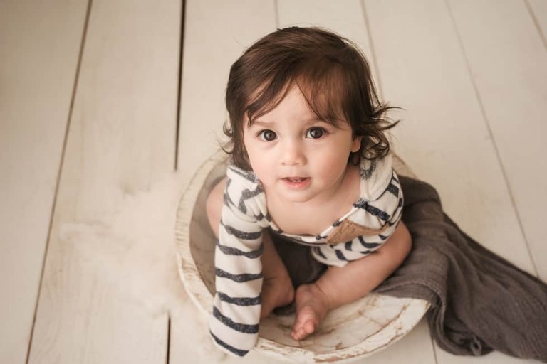 9 Month Milestone Mini Session Bakersfield Baby Photographer