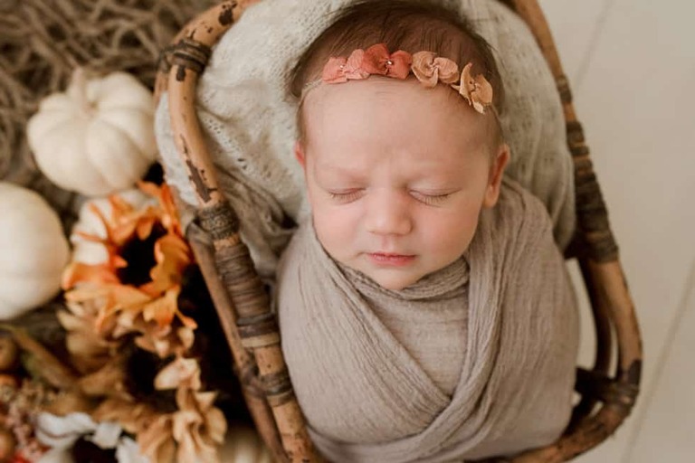 Sweetest little lady, newborn session Bakersfield photographer