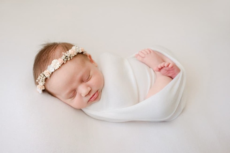 Sweetest little lady, newborn session Bakersfield photographer
