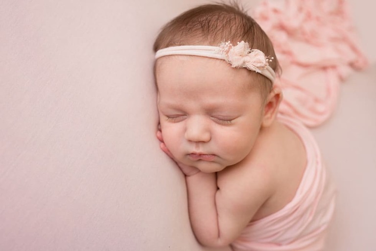 Sweetest little lady, newborn session Bakersfield photographer