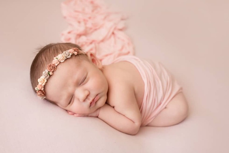 Sweetest little lady, newborn session Bakersfield photographer
