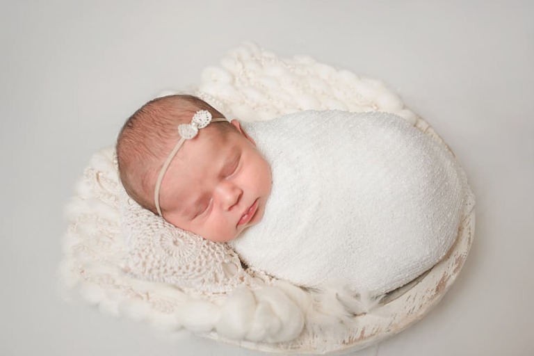 In Home Lifestyle Newborn Session Posed