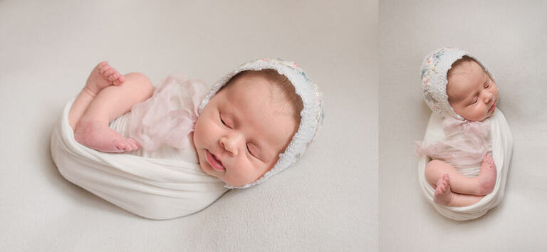 In Home Lifestyle Newborn Session Posed