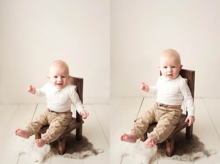 Levi 6 month milestone session bakersfield photographer