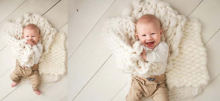 Levi 6 month milestone session bakersfield photographer